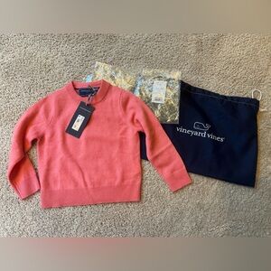 NWT Vineyard Vines Cashmere Sweater 2T